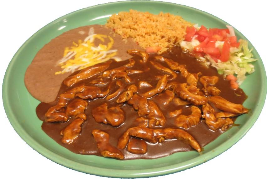Then presented sizzling to your table. Served with guacamole, sour cream, pico de gallo, beans, rice and tortillas of your choice to be eaten like a taco.