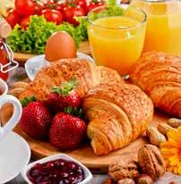 BREAKFAST - PACKAGES GRAB & GO Seasonal Whole Fruit Assorted Yogurts Assorted Breakfast Pastries Selection of Fresh Chilled Juices 10pp Lumière Blended Coffees & Herbal Teas CONTINENTAL BREAKFAST
