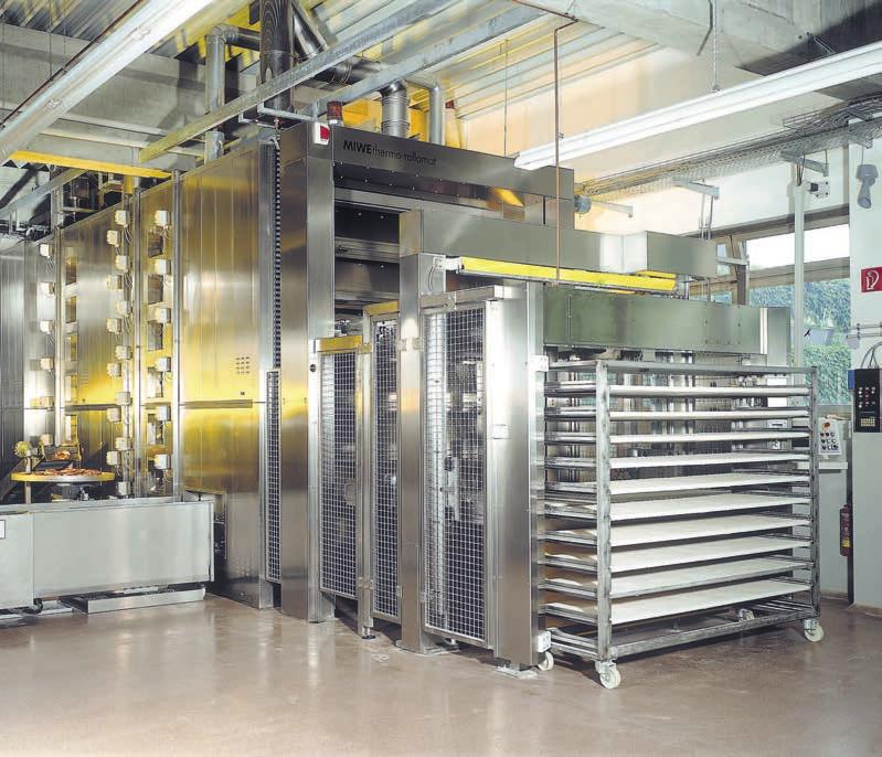 A tandem system with two parallel boilers is preferred for the MIWE thermo-rollomat. This guarantees not only the highest possible operational reliability but also a low level of energy input.