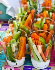 Garden Party Snacks! Throwing a garden party? This can be a fun activity, even if you don t have your own garden!! If you have a garden, offer tastes of the produce you have grown!