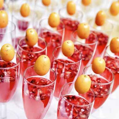 Canapés Set the tone for pitch-perfect product launch, a thank you for your team or simply start your evening in style with a Champagne and canapé reception.