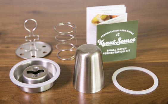 Products Kraut Source Unit: 1 stainless steel unit with FDA food-grade safe gasket attached with spare gasket.