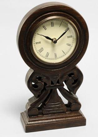 Wooden Clock Craved