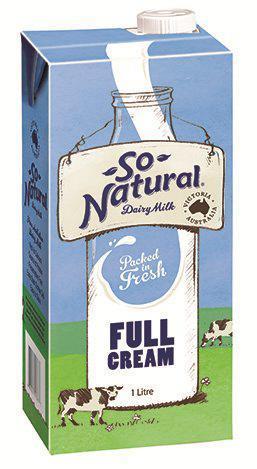 FIISHED PRODUCT SPECIFICATIO - 5135 So atural Full Cream Milk 12x1L (Exports) Product Details Item Code and Description Declared Weight 5135 So atural Full Cream Milk 12x1L (Exports) 1L Supplier