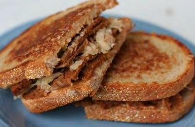 Veggie Reuben 1 package wrap bread or extra-large plain tortillas 1 jar vegan mayo 4 dill pickles, chopped ¾ cup ketchup 2 packages of your favorite meat-free deli slices 1 large jar of sauerkraut,