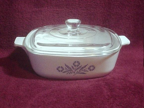 Glass Casserole Dish Used to bake items in oven.
