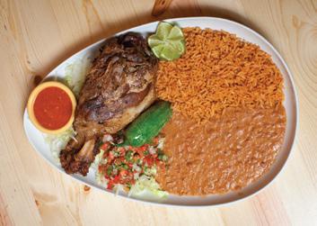 ESPECIALES DE RES Y PUERCO CARNE ASADA Tender rib eye grilled to perfection. Served with rice, beans, pico de gallo and tortillas of your choice: corn or flour.