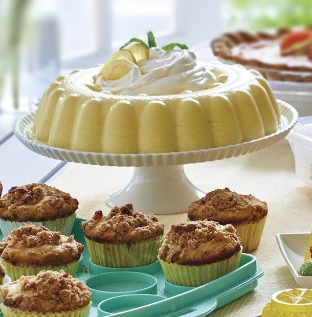 Jel-icious Lemon Chiffon 2 cups water 3 oz. box lemon flavored gelatin 8 oz. container whipped topping (or 2 cups heavy cream and ¼ cup powdered sugar) Luscious Lime Dessert 2 packages (3 oz.