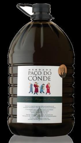 HERDADE PAÇO DO CONDE EXTRA VIRGEN OLIVE OIL 5 L Region Alentejo Varieties Cobrançosa, Picula, Arbequina Tasting Notes Intense fruity of green olive, very complex aroma with notes of almond, apple