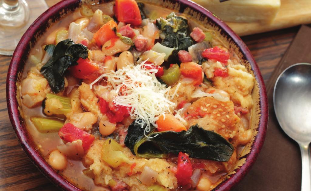 Ribollita By Robin Asbell Serves 5. Prep time: 25 minutes active; 45 minutes total.