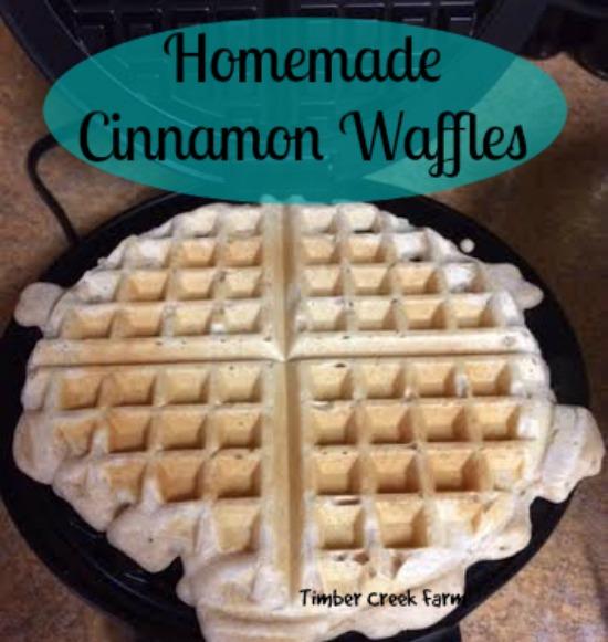 Healthy Homemade Waffles Recipe Cinnamon Homemade Cinnamon