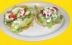 99 Thick, crustier oval version of a tortilla, choice meat, cactus, lettuce, sour cream & Cotija cheese SOPES $4.