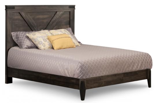 BEDROOM-BEDS HSPI N-CHW-Q N-CHW-S Chattanooga Single Bed with 14 Wrap Around Footboard - 42-1/4Wx58Hx81D N-CHW-D Chattanooga Double Bed with 14 Wrap Around Footboard -