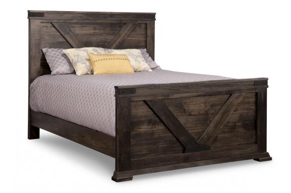 BEDROOM - BEDS HSPI N-CH-Q N-CH-S Chattanooga Single Bed with 32 High Footboard - 42-1/4Wx58Hx81D N-CH-D Chattanooga Double Bed with 32 High Footboard -