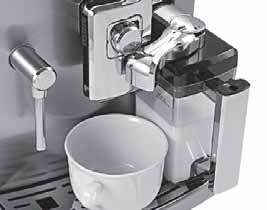 1 2 3 Rotate the handle upper part of the Select the desired milk product by can select only one milk product at a time.