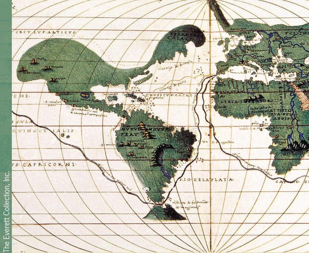A 1536 Mercator projection map showing the route of Ferdinand Magellan s first circumnavigation of the world Desire for wealth was the main motivation of the early explorers, though spreading