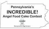 DEPARTMENT 15, SECTION A, CLASS #80 ANGEL FOOD CAKE CONTEST Angel Food Cakes are to arrive between 4-8 pm on Thursday, August 16th to the Family Living Building. 1. Open to any individual who is a Pennsylvania resident.