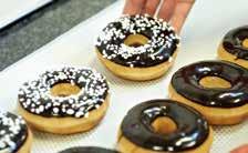 DONUT MIX ELEASTIC DOUGH FOR THE REAL AMERICAN DONUT BENEFITS Improved dough strength More air in donut: Higher volume Less oil absorption Nice visible outside ring GMO free ITEM CODE PRODUCT
