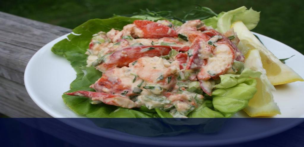 LOBSTER SALAD General Information Combination of Maine Lobster meat mixed with mayo and spices. This is sure to please.