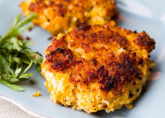 Chick Pea Fritters (Serves 2 4) 1 x can Chickpeas 2 x garlic Cloves, minced 3 tbs extra virgin olive oil 1/2 tsp cumin 1/2 tsp curry powder 1/2 tsp cayenne 1 tbs flour 1 tsp Nutritional Yeast Chili