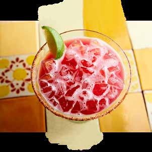 bitters Fruit Margarita strawberry or mango, blended to perfection with