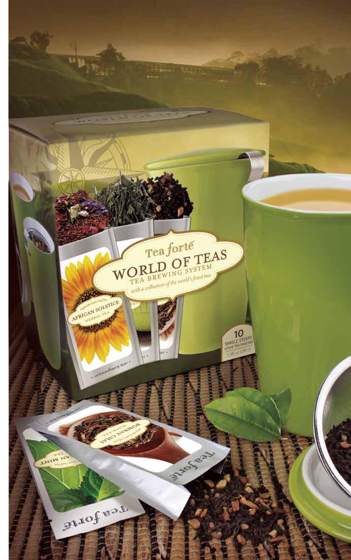 WORLD OF TEAS bombay chai: A journey in tea... from the world s most beautiful gardens come these artisan-crafted varietals of health-enhancing teas.