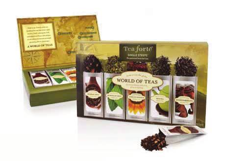 world of teas gift tins moroccan mint: Cooling and aromatic, this tea Award-winning tins attractively display signature pyramid tea infusers.
