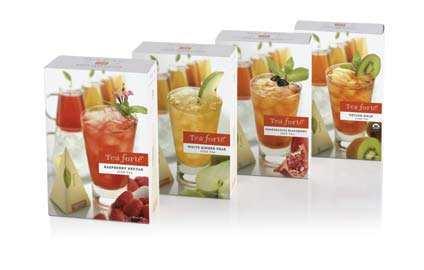 ICED TEA iced tea re-imagined Only Tea Forté could transform a cool glass of iced tea into an entertaining event.
