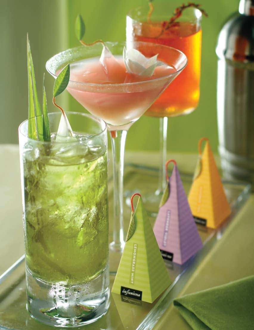 All the exotic, fresh taste is provided in the infuser. It s easy.