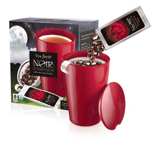 loose tea sta rter sets Authentic loose leaf tea is now deliciously simple with Tea Forté. Each box contains a modern and beautiful ATI cup with integrated infusing basket and ten SINGLE STEEPS.