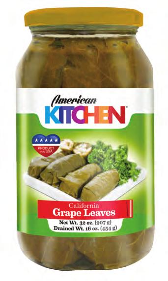 Grape leaves American Kitchen Grape leaves, hand-plucked from