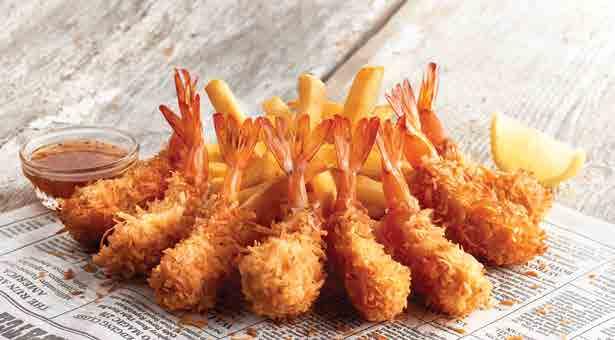 Dumb Luck Coconut Shrimp Shrimp is the fruit of the sea. you can BBQ it, Broil it, Bake it, Steam it, Stuff it... Add a Fresh Garden Salad or Tossed Caesar Salad for 5.