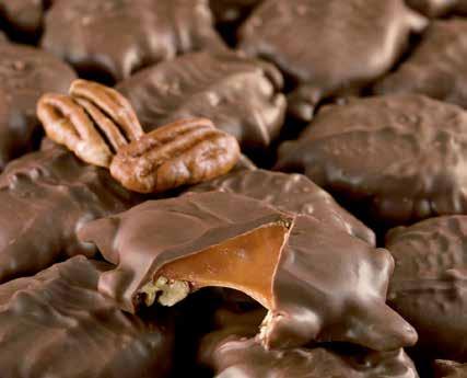This crunchy toffee is handcrafted in small batches, drenched in milk chocolate and dusted