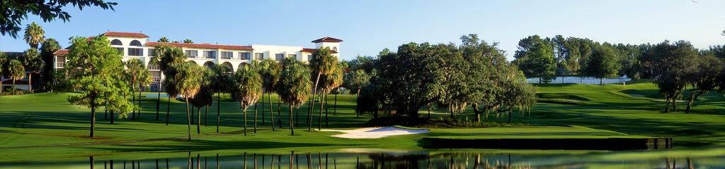 1,100 acre destination resort located just 35 minutes from Orlando.