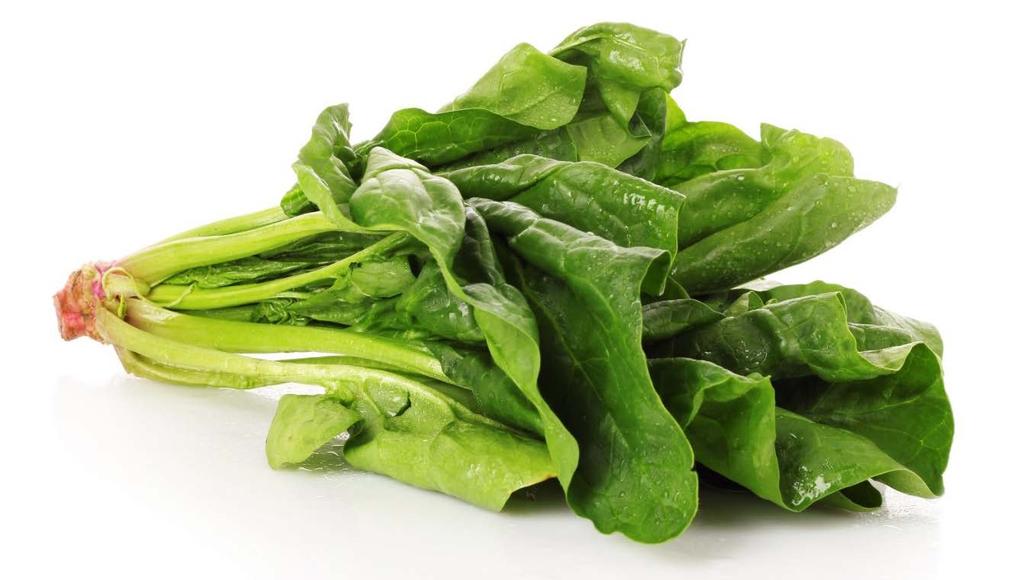 Spinach This vegetable is called spinach. It is one of the most nutritious vegetables you can eat! Spinach grows above ground, and both stem and leaves are edible.