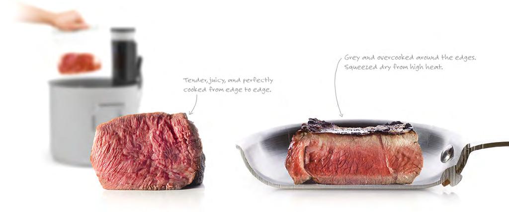 What is sous vide? Sous vide is a cooking method that uses precise temperature control to achieve perfect, repeatable results that can t be replicated through any other method.
