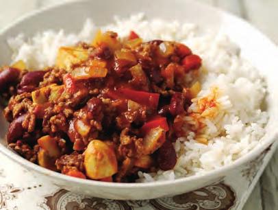 friday thebest licon chi carne Suitable for freezing 300g extra lean minced beef 1 large onion, finely chopped 2 garlic cloves, finely chopped 400g tinned chopped tomatoes 2 tbsp tomato puree 1-2 tsp