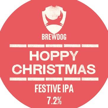 HOPPY CHRISTMAS With Santa Paws on (or hopefully in) one hand, we also twinned it with the diametric opposite for our second festive beer. Or maybe if not opposite, one to accompany.