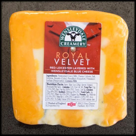 The Red Leicester and Wensleydale Blue cheese are produced as cylinders, matured for approximately 6 weeks then sliced by hand into