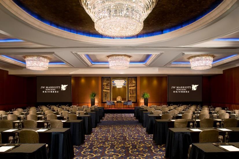 Events by JW Marriott Strategically located in the prestigious Pacific Place and being one of the largest