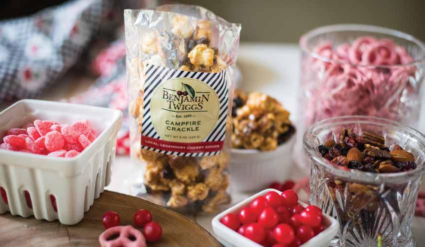 Michigan Dried Cherries Tender, tart, and sweet. 2.5 oz decorative box $3.50 8 oz $8.50, 1 lb $15.95 2.5 lbs $29.95, 5 lbs $57.