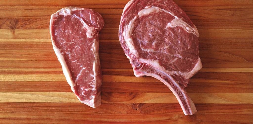 Say It With Steak What do you do when you cannot decide between a thick NY strip and a ribeye on the bone? Send both!