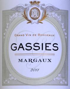 Label Gassies = second part of the castle name, which is easily understood as the second wine of Rauzan-Gassies. A brand easy to pronounce all around the world.