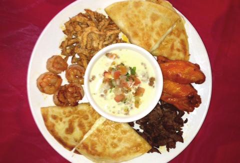 APPETIZERS DipS Quesadilla Platter Three quesadillas- one ground beef, one cheese and one chicken Maria s Dip $3.