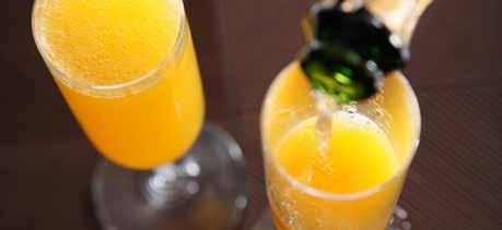 BRUNCH PARTY MENU 3 HOUR BEVERAGE PACKAGES Mimosa Package (fresh fruit & 3 juices included) 15 Mimosa & Bloody