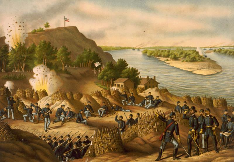 The Vicksburg Siege July 4 th, 1863- Lee retreated from Gettysburg Also on the same day the important river city of Vicksburg, Mississippi, fell to the Union under Grant In May, Grant began