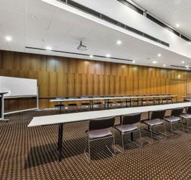 ROOM FEATURES Stables two is a suitable space for lunches or dinners, conferences, training