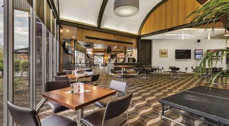ROOM FEATURES The Carbine Lounge is where all the action happens at The Morphettville Junction. Live entertainment every Friday and Saturday evenings with weekly Trivia on Thursdays.