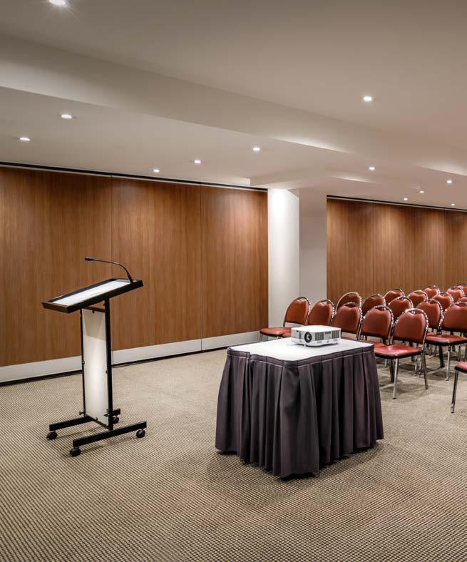 Audio-visual rentals A/V included in standard room hire 1 Screen 1 Data Projector 1 Flipchart with markers 1 Whiteboard with markers Free Hi-speed Wi-Fi connection Speakers Microphone Extra *Just ask