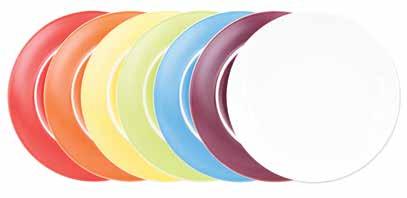 12615 Side Plate - 6 Assorted Colours Size -